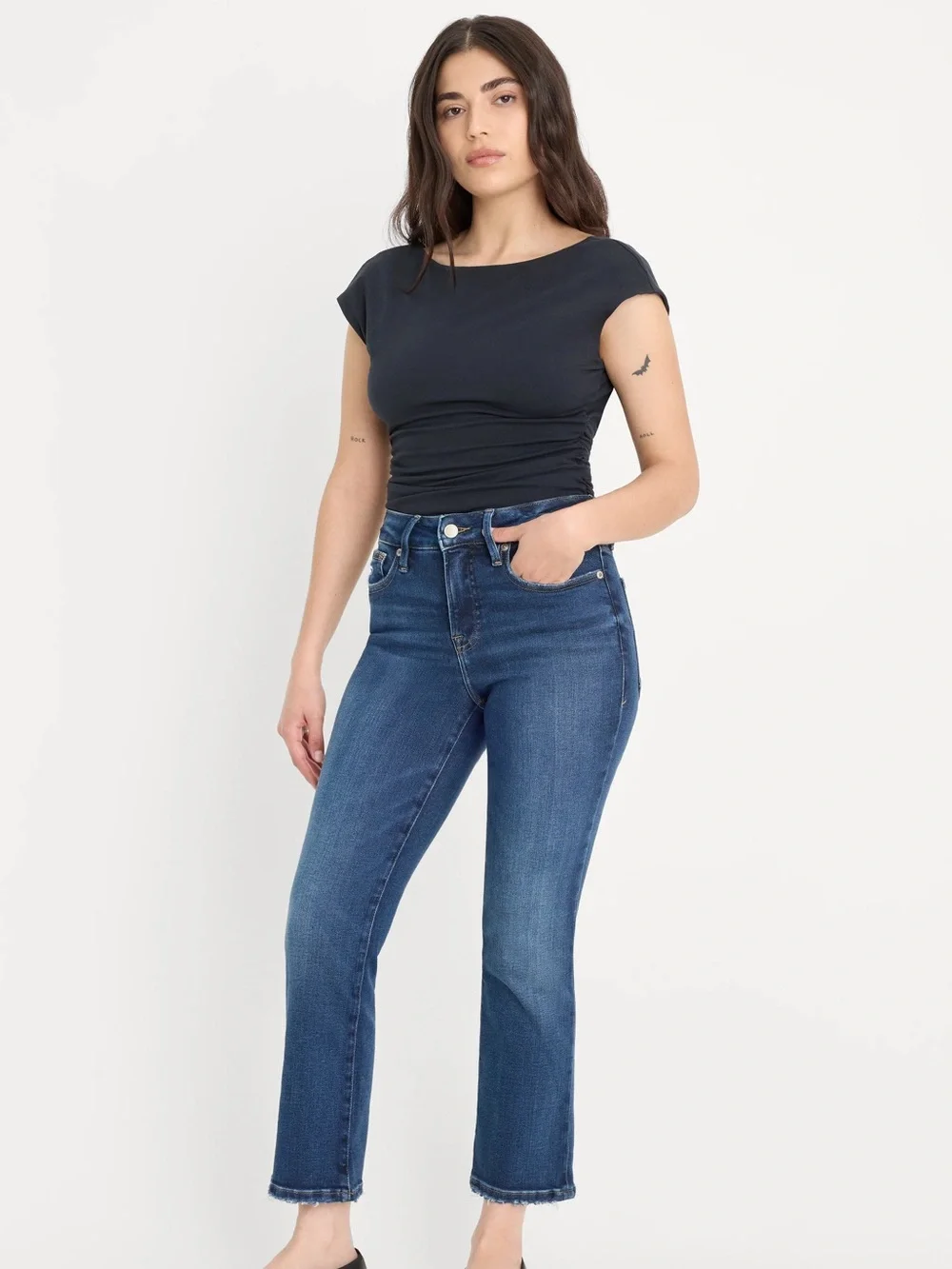 NWT Good American Good Petite Straight Jeans - Size 6-12